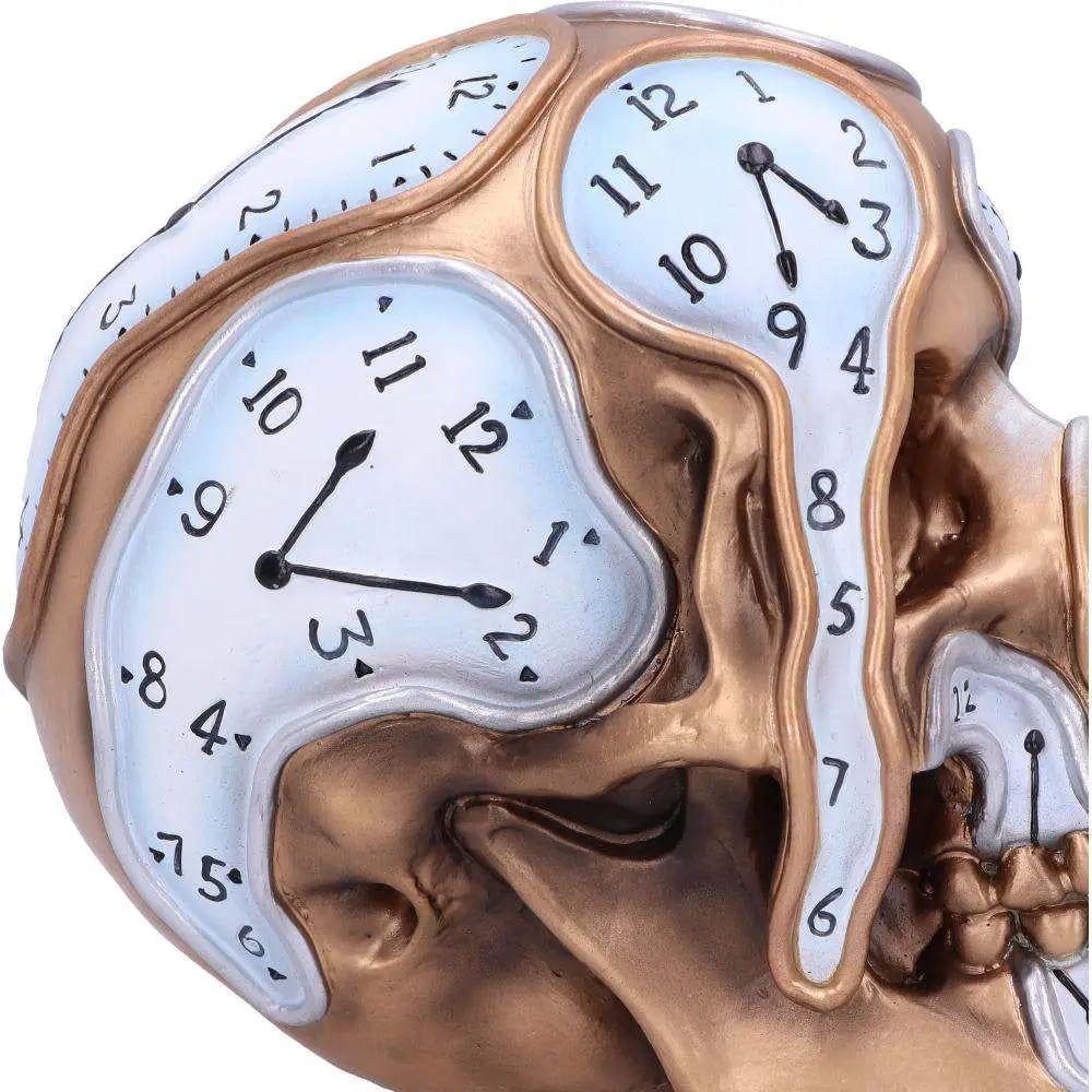 NEMESIS NOW TIME GOES CLOCK SKULL STATUA