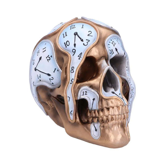 NEMESIS NOW TIME GOES CLOCK SKULL STATUA