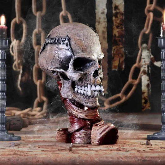 NEMESIS NOW METALLICA - PUSHEAD SKULL STATUA