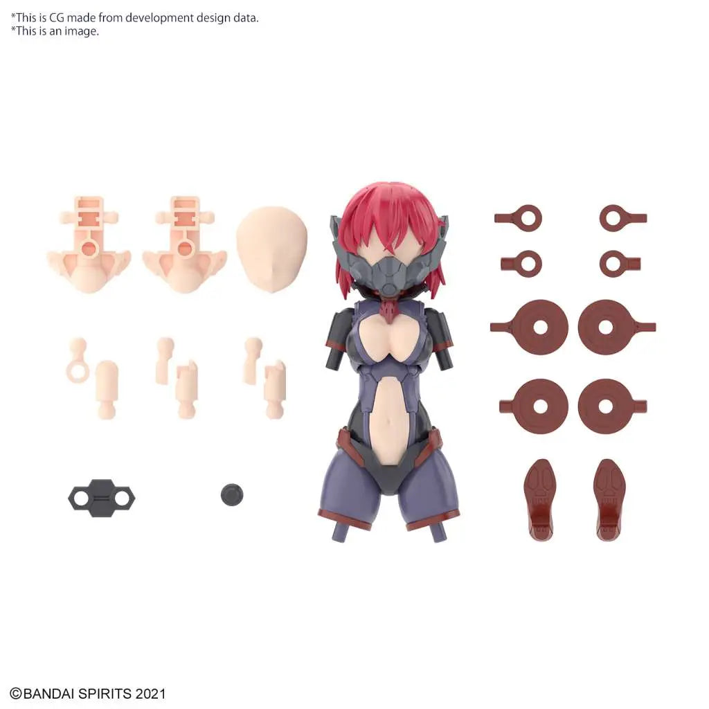 BANDAI 30MS OPT PARTS SET 6 CHASER COSTUME CLR MODEL KIT