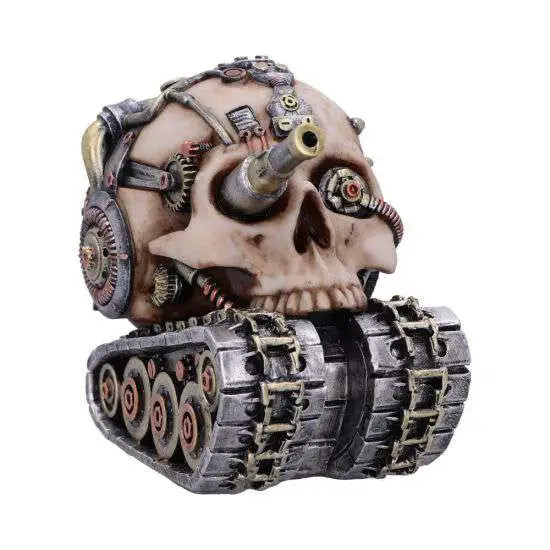 NEMESIS NOW TECHNO TANK STEAMPUNK SKULL FIG FIGURA 16 cm