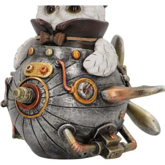 NEMESIS NOW AVIAN INVENTION STEAMPUNK OWL FIG FIGURA 14.5 cm