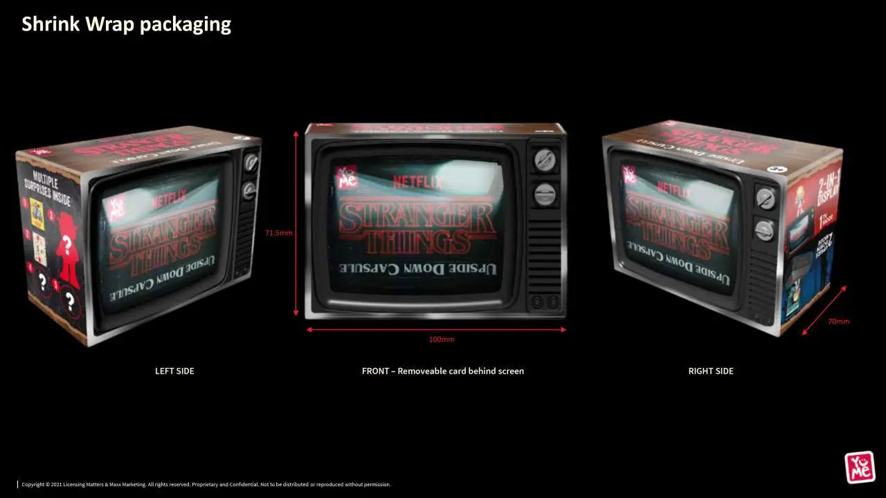 YUME STRANGER THINGS - UPSIDE DOWN CAPSULE SERIES 1 - DISPLAY (12 UNITS) MINI FIGURA