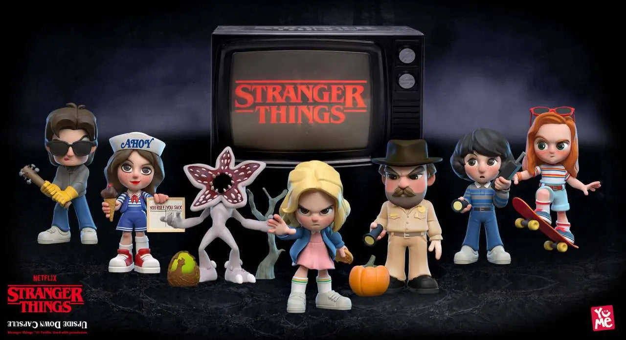 YUME - STRANGER THINGS STRANGER THINGS - UPSIDE DOWN BLIND BAGS - 24 UNITS COUNTER DISPLAY MINI FIGURA