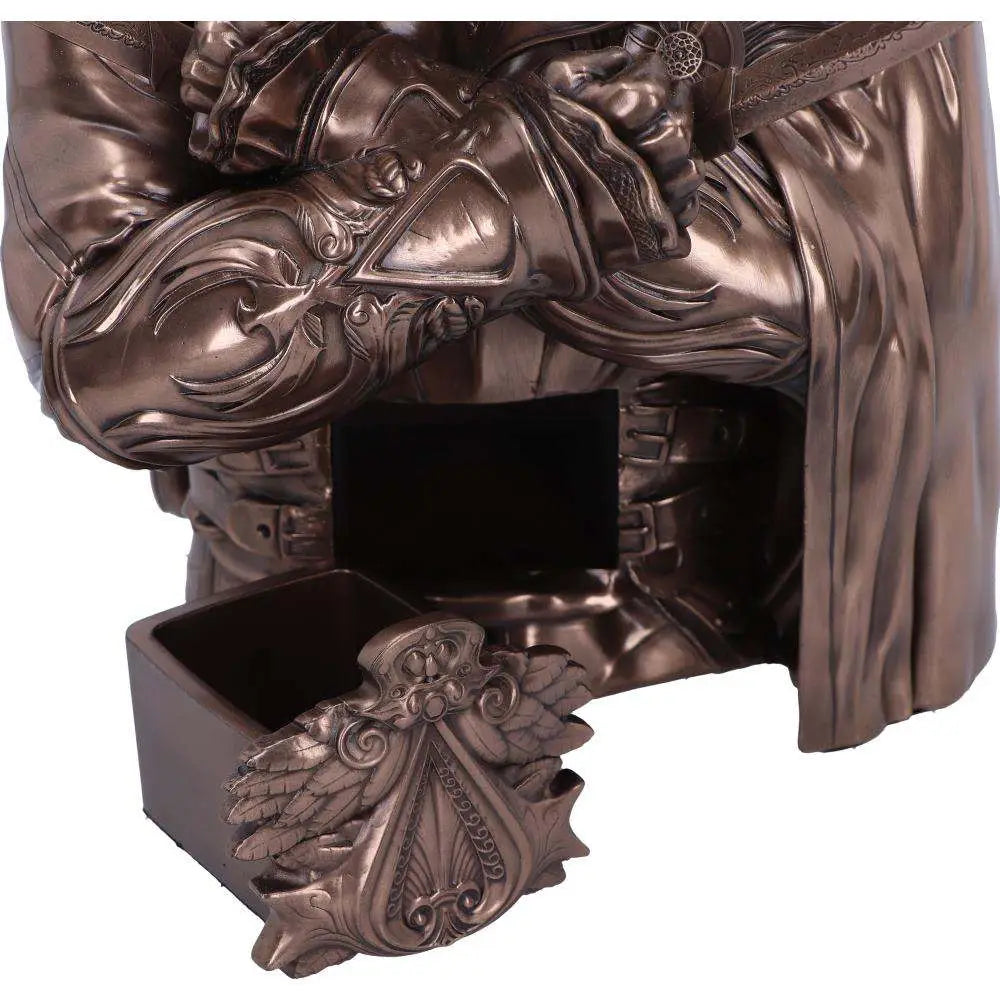 NEMESIS NOW ASSASSIN CREED EZIO BUST BOX BRONZE BUSTO 30 cm