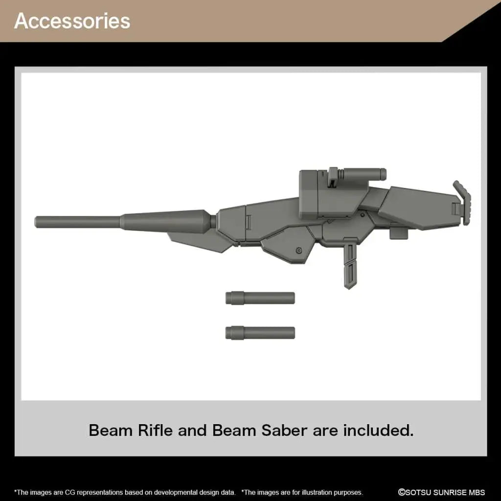 BANDAI HG DEMI BARDING 1/144 MODEL KIT 13 cm