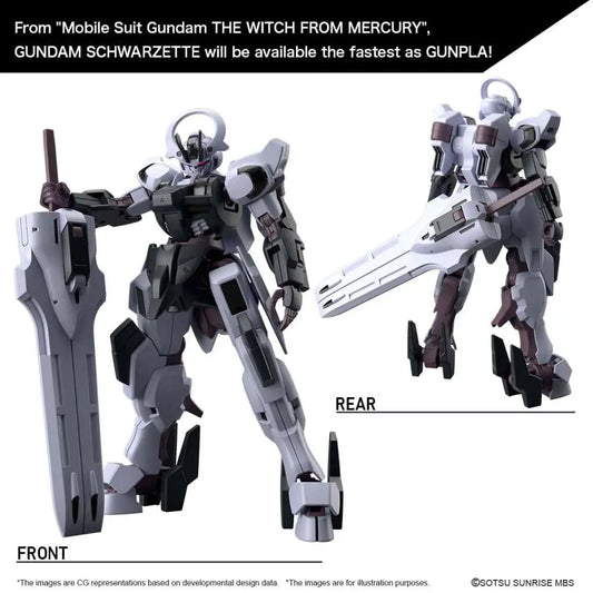 BANDAI - GUNDAM HG SCHWARZETTE 1/144 MODEL KIT 13 cm