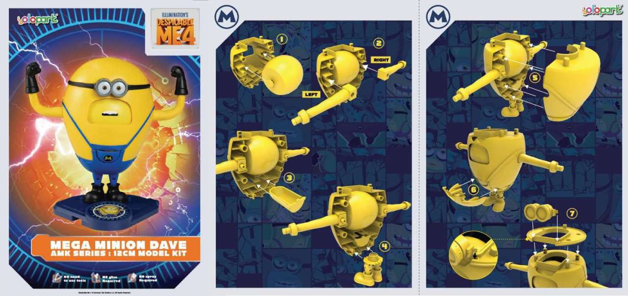 DESPICABLE ME 4 AMK SUPERDAVE MODEL KIT