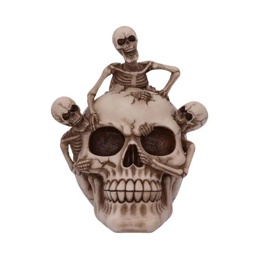 NEMESIS NOW RG SKULL GOTHIC BREAKING FREE SKELET EME FIGURA 17.7 cm
