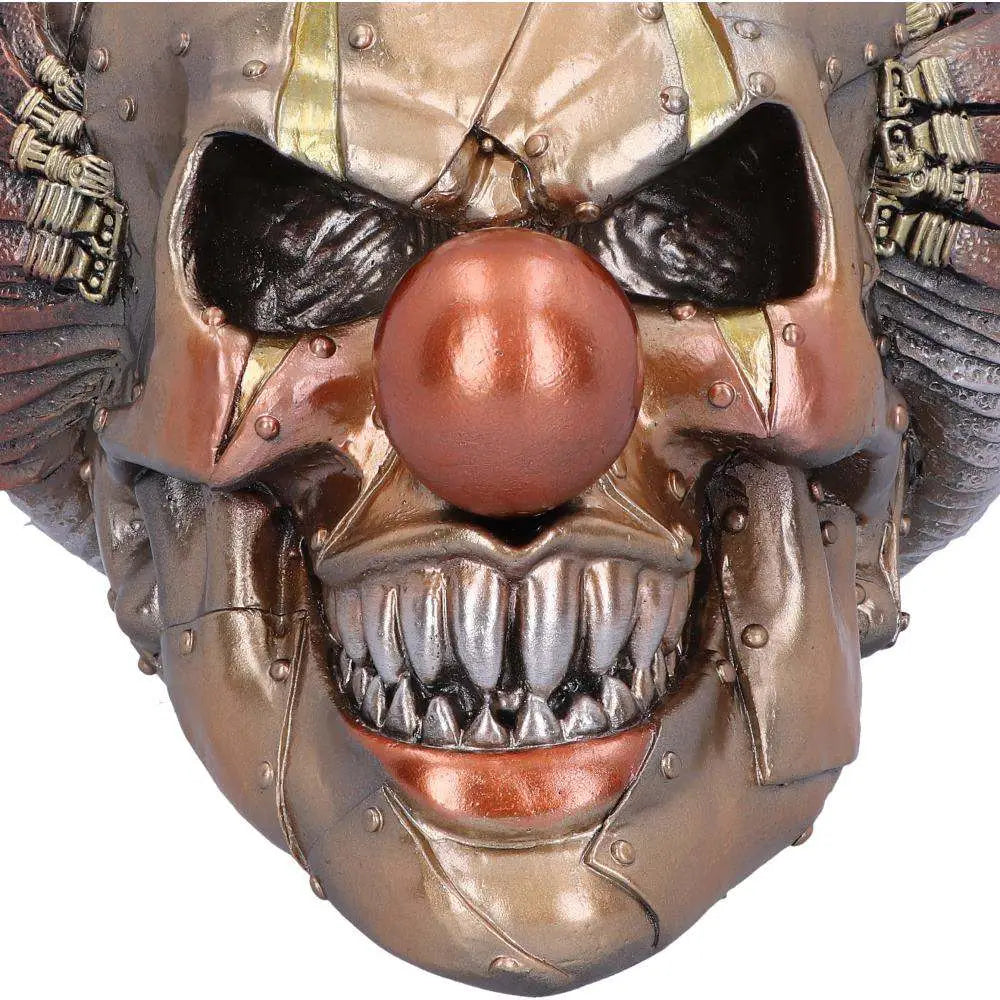 NEMESIS NOW STEAMPUNK SKULL CLOWN MECHANICAL HORROR STATUA 18 cm