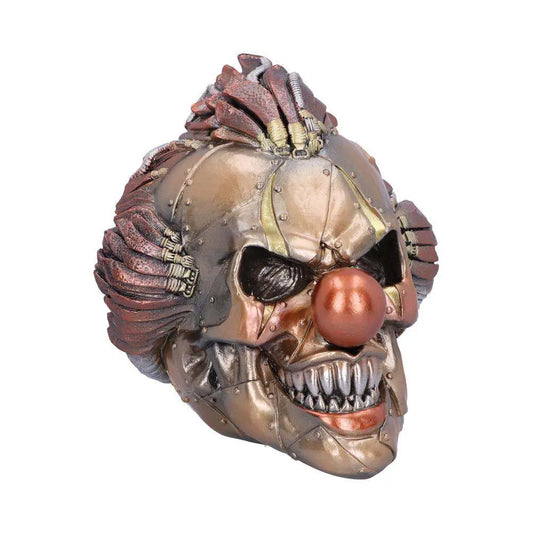 NEMESIS NOW STEAMPUNK SKULL CLOWN MECHANICAL HORROR STATUA 18 cm