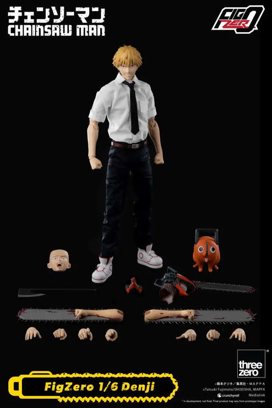 THREEA TOYS/THREEZERO CHAINSAW MAN DENJI AF 1/6 ACTION FIGURE 30 cm