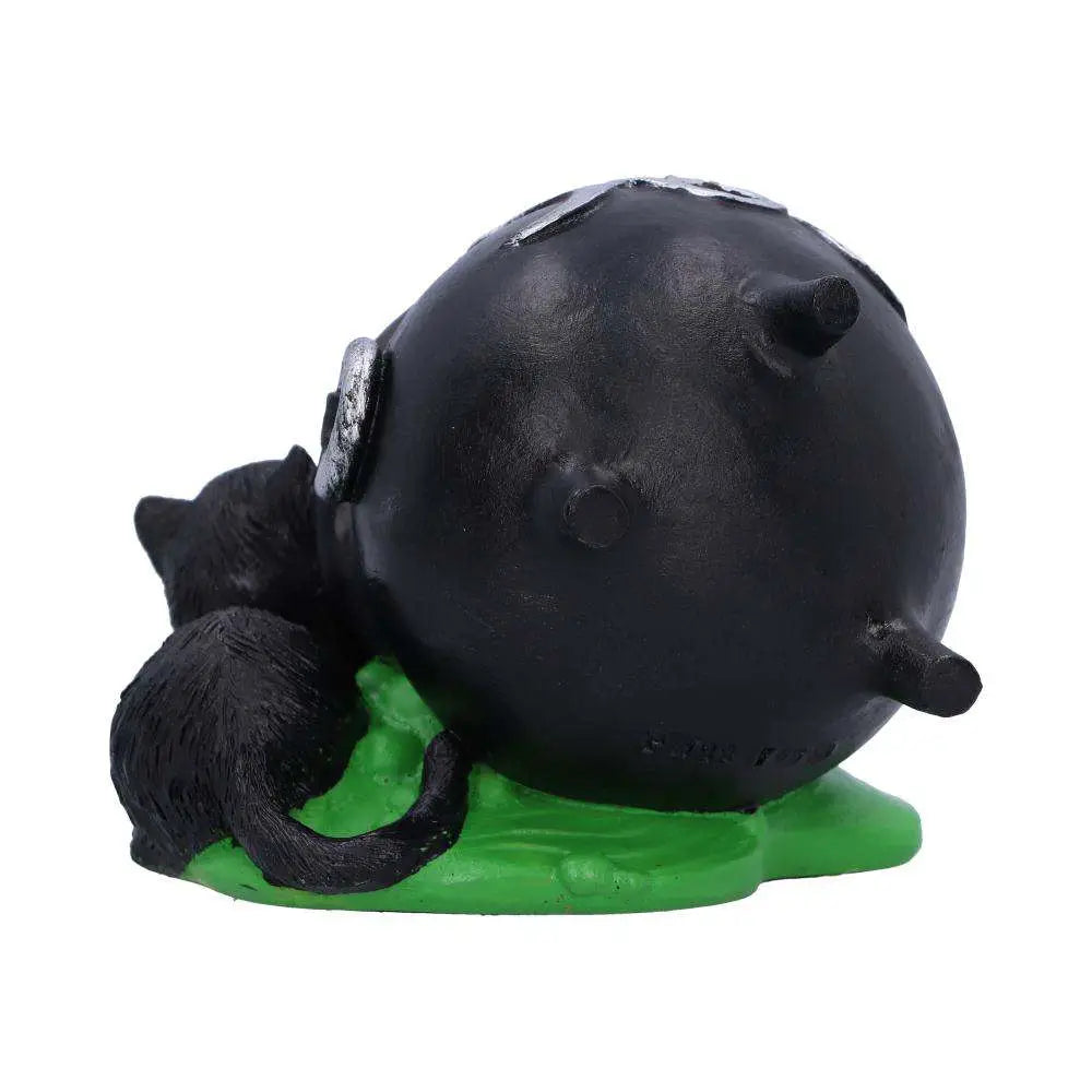 NEMESIS NOW BLACK CAT - OOOPS! ORNAMENT STATUA 8.70 cm