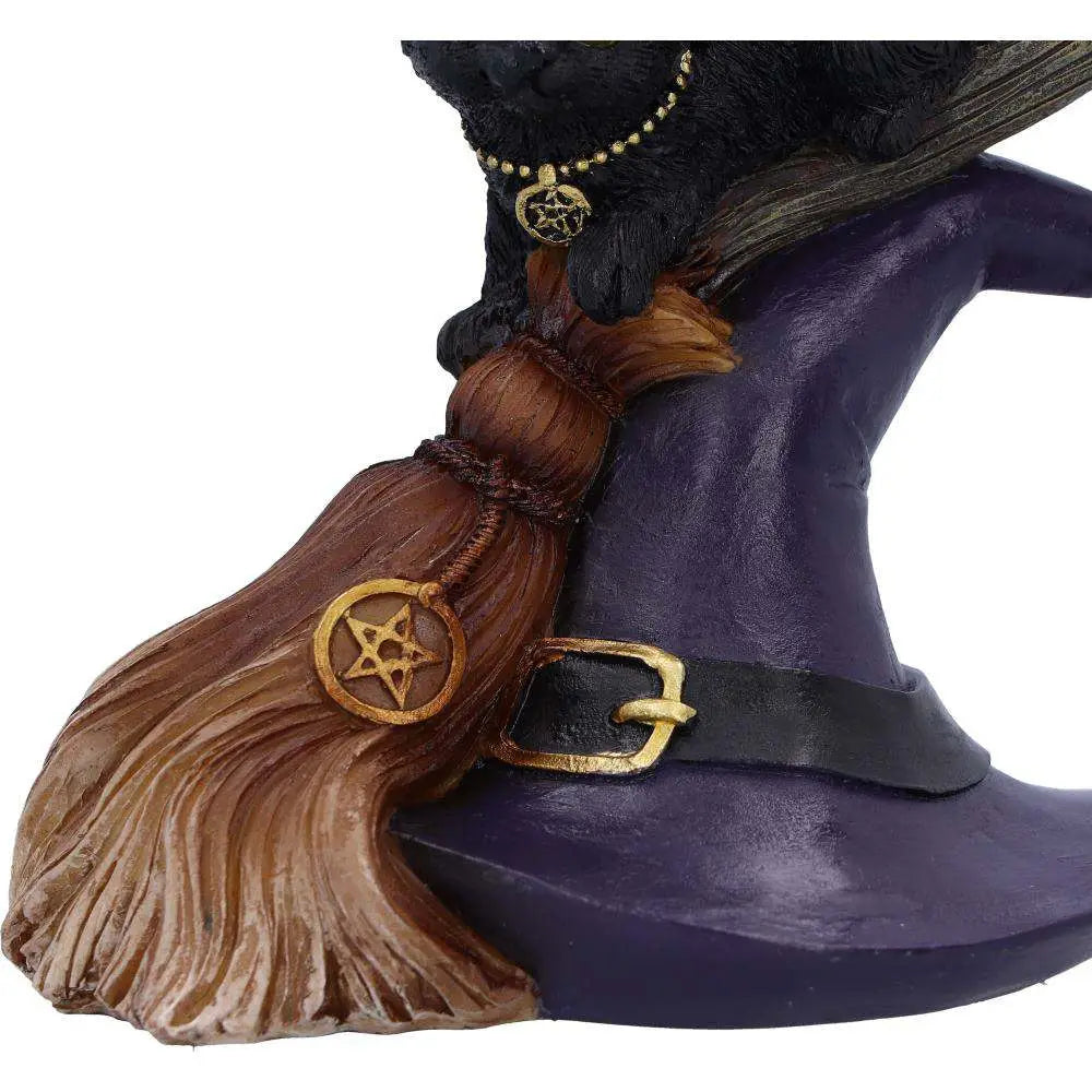 NEMESIS NOW BLACK CAT - BEWITCHED ORNAMENT STATUA 13.3 cm