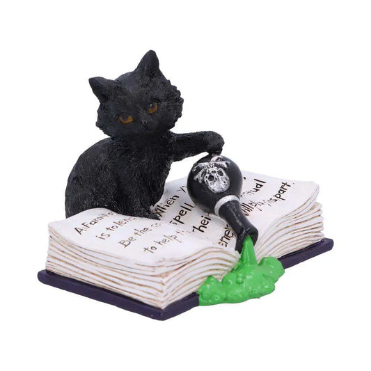 NEMESIS NOW BLACK CAT - MISCHIEVOUS FELINE ORNAMENT STATUA 10.5 cm