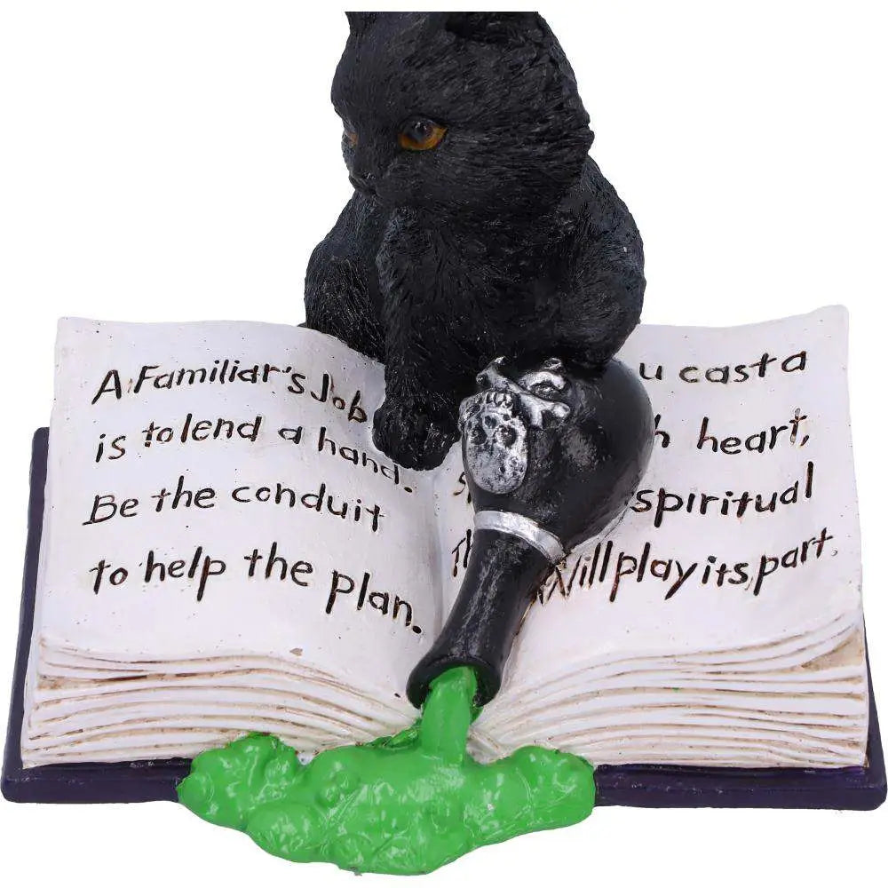 NEMESIS NOW BLACK CAT - MISCHIEVOUS FELINE ORNAMENT STATUA 10.5 cm
