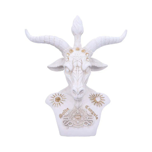 NEMESIS NOW BAPHOMET WHITE BUST BUSTO 33.5 cm