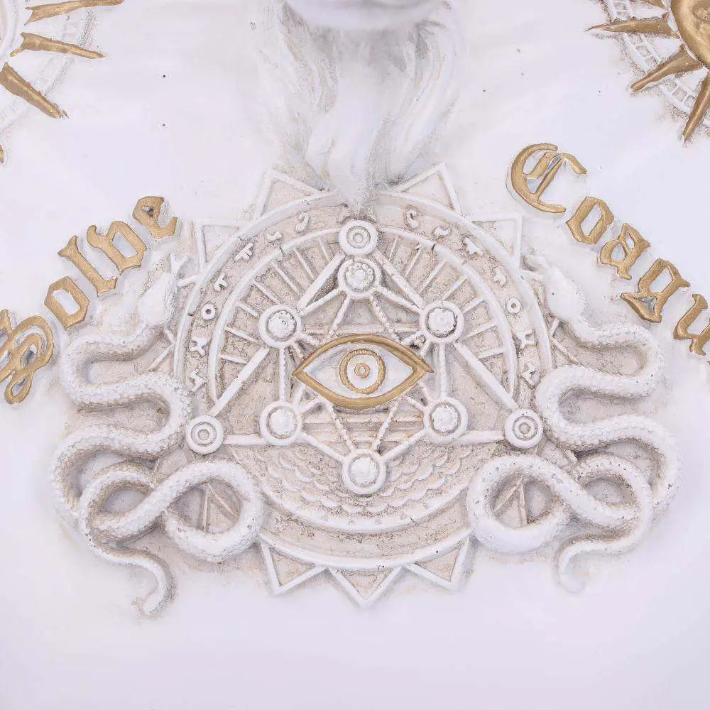 NEMESIS NOW BAPHOMET WHITE BUST BUSTO 33.5 cm