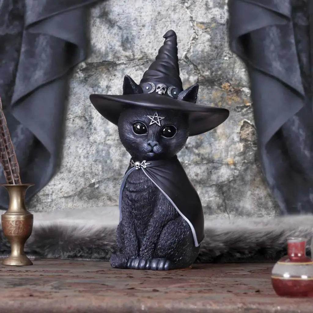 NEMESIS NOW RG CULT CULTIES PURRAH WITCH CAT FIG LAE STATUA 30 cm
