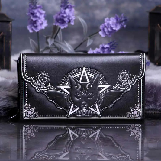 NEMESIS NOW CULT CULTIES MALPUSS EMBOSSED PURSE STATUA 18.5 cm