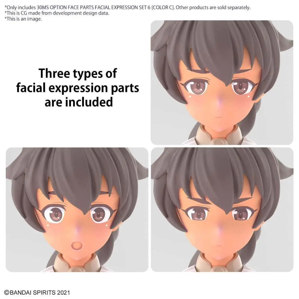 30MS OP FACE PT FACIAL EXPR SET 6 CLR C