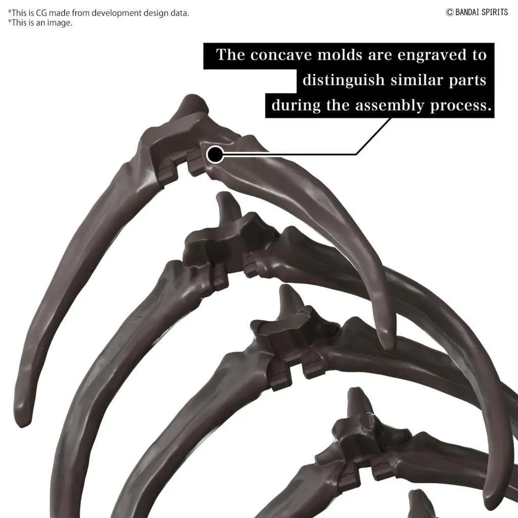 BANDAI IMAGINARY SKELETON MOSASAURUS 1/32 MODEL KIT 20 cm