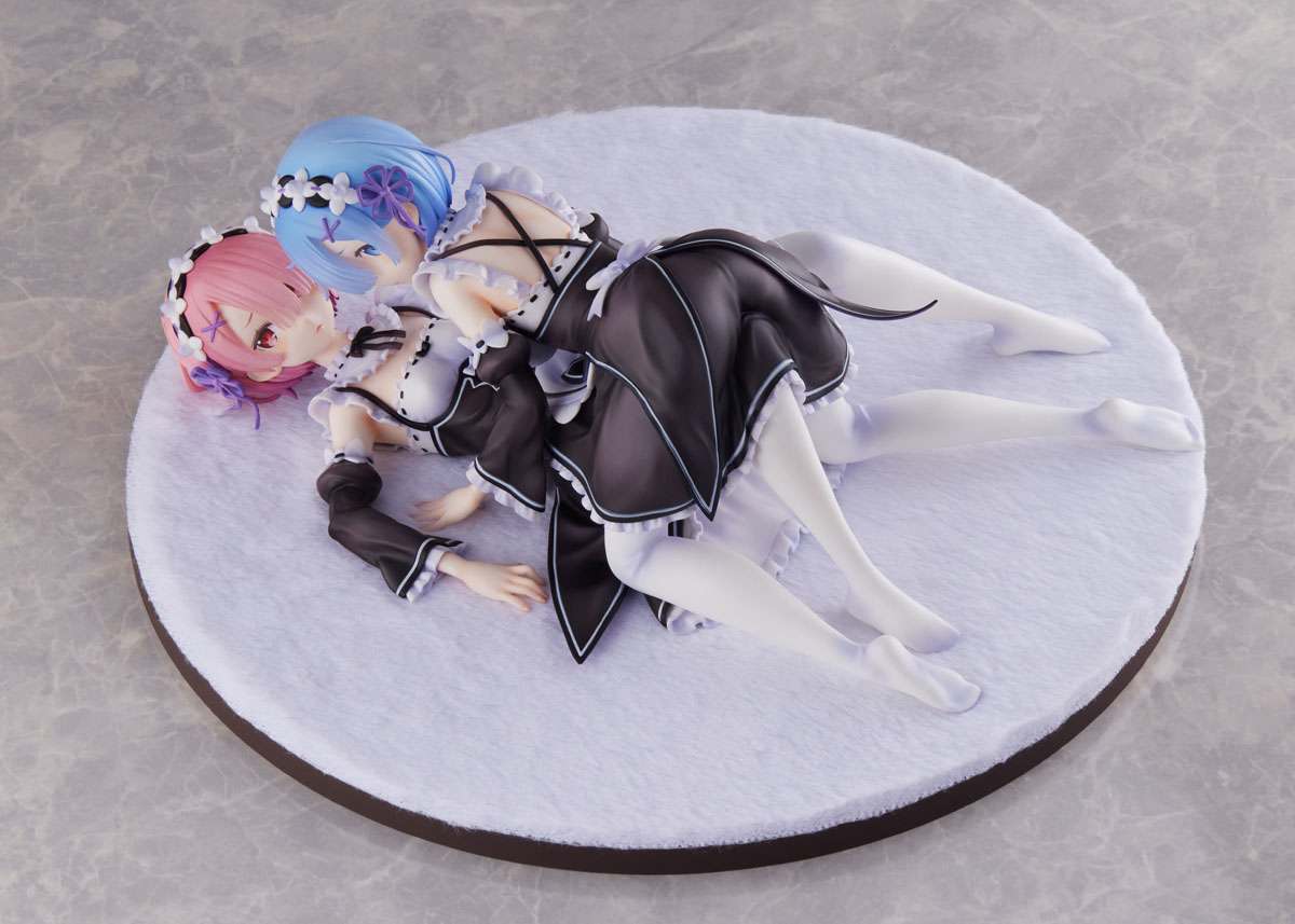 FURYU REZERO START LIFE WO RAM & REM ST 1/7 STATUA 9 cm