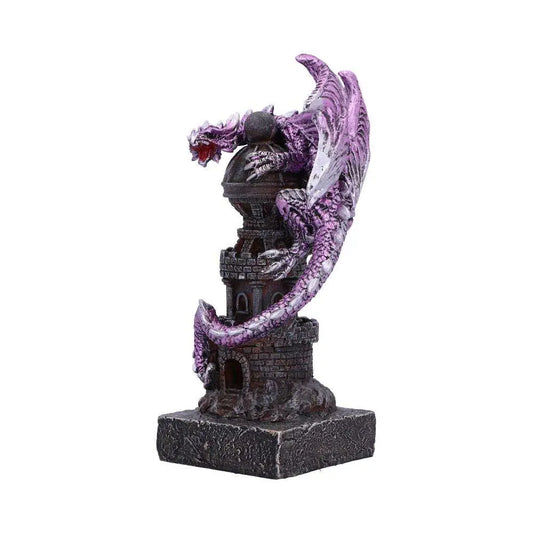DRAGON FIGURE GUARDIAN OF THE TOWER PURPLE