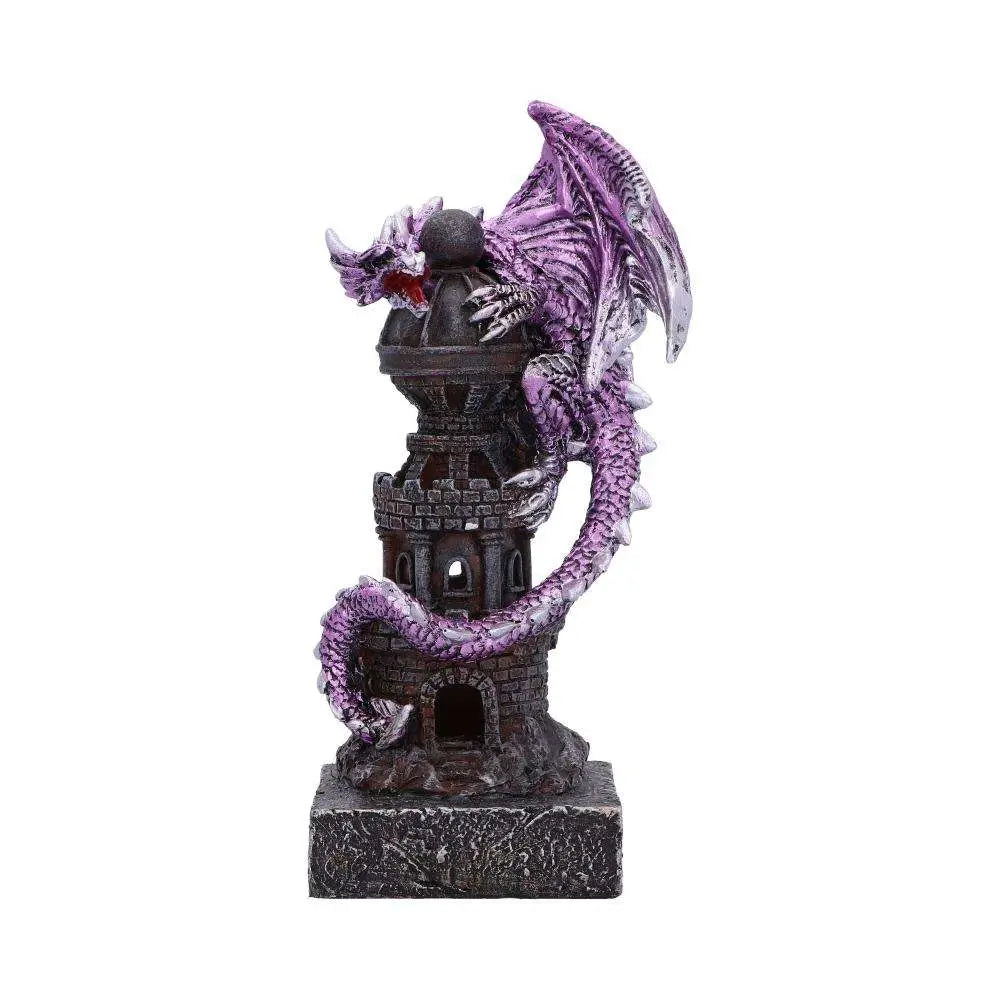 NEMESIS NOW DRAGON GUARDIAN TOWER PURPLE FIGURA 17.7 cm