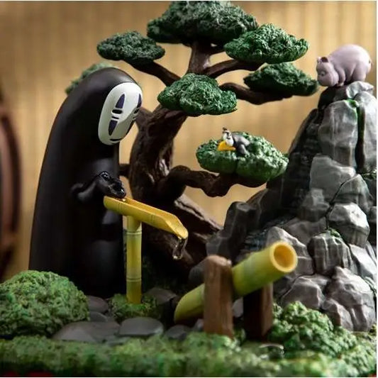 STUDIO GHIBLI SPIRITED AWAY BONSAI WATER GARDEN NO-FACE DIORAMA 21 cm