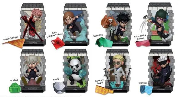 YUME - JUJUTSU KAISEN CURSED CAPSULES MINI BLIND BOX (12) MINI FIGURA
