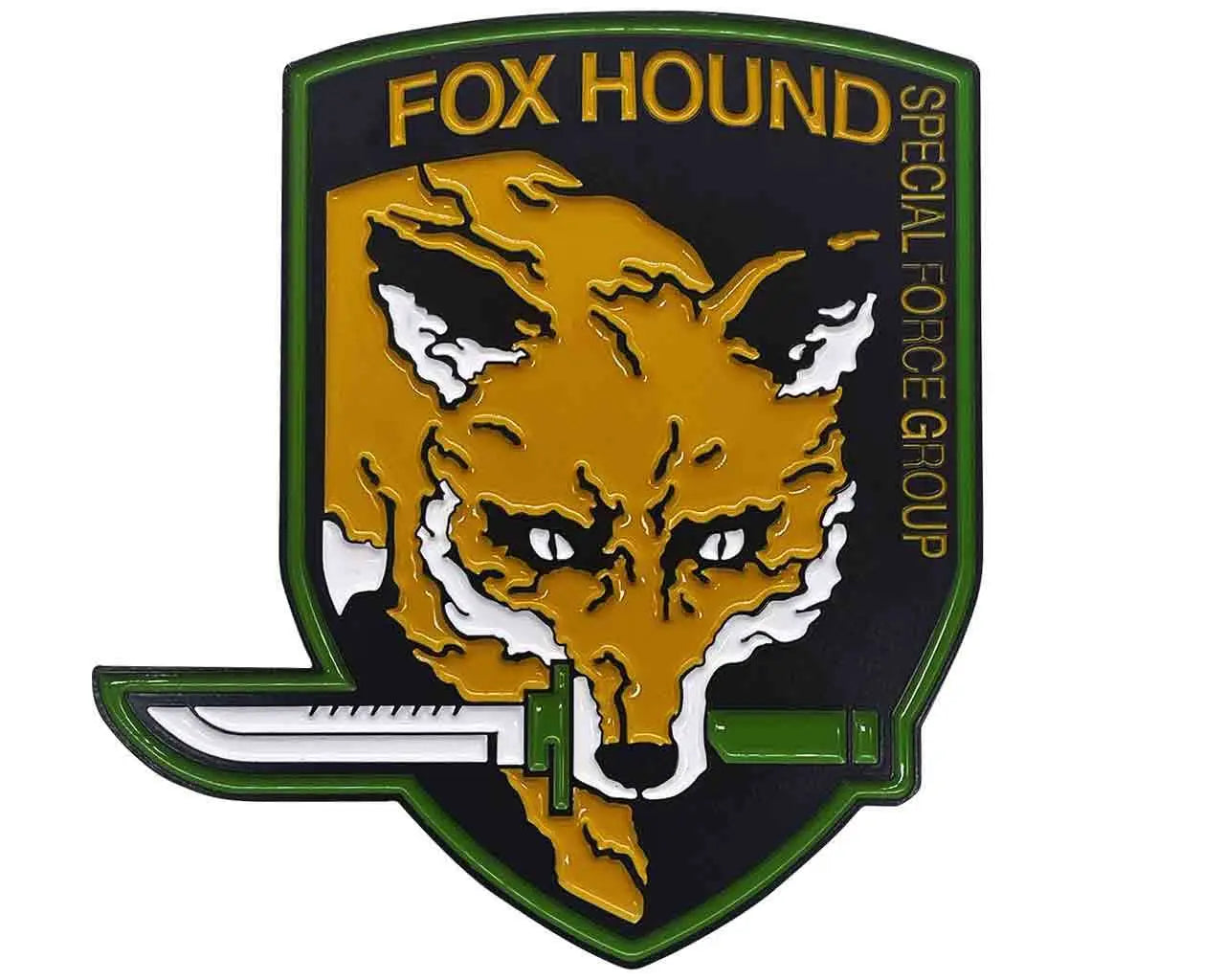 FANATTIK METAL GEAR SOLID FOXHOUND INSIGNIA LIMITED EDITION INGOT REPLICA LIMITED EDITION