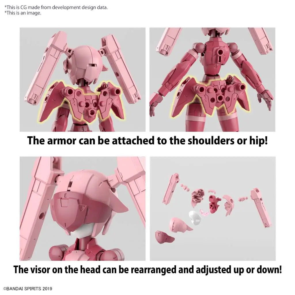 BANDAI 30MM EXM H15A ACERBY TYPE MODEL KIT 12 cm