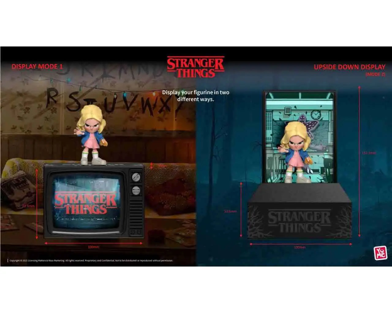 YUME STRANGER THINGS - UPSIDE DOWN CAPSULE SERIES 2 - DISPLAY (12 UNITS) MINI FIGURA
