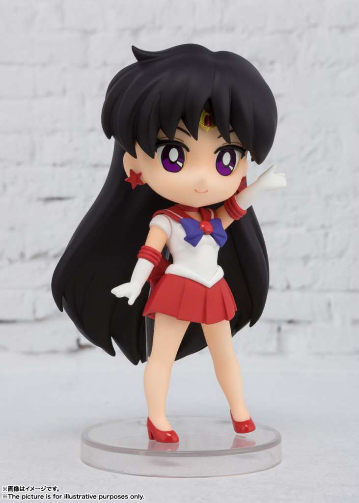 BANDAI SAILOR MARS SAILOR MOON FIGUARTS MINI ACTION FIGURE 9 CM