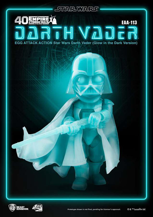 STAR WARS UOVA AA DARTH VADER GLOW I/T DARK VER ACTION FIGURA BEAST KINGDOM