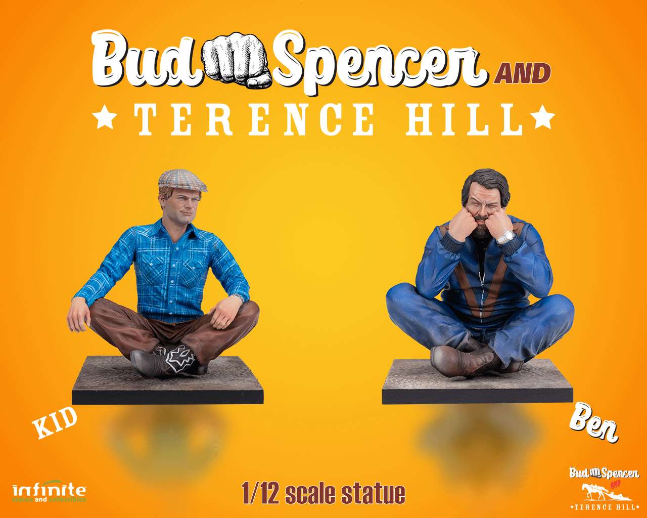 INFINITE STATUE TERENCE HILL AS KID 1/12 STATUA 8h x 7 x 6.5 cm