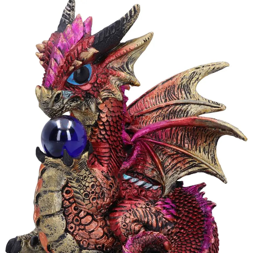 ORB HOARD RED DRAGON FIGURINE