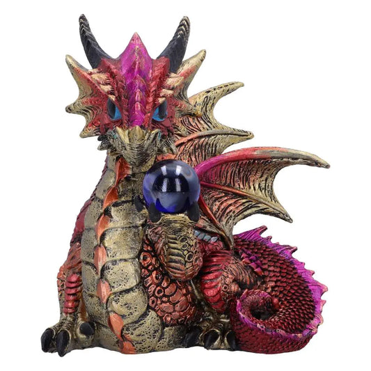 NEMESIS NOW ORB HOARD RED DRAGON FIGURINE FIGURA