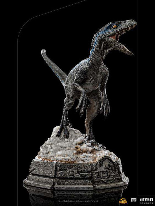 JURASSIC WORLD DOMINION ART SCALE STATUA 1/10 BLUE 19 CM IRON STUDIOS