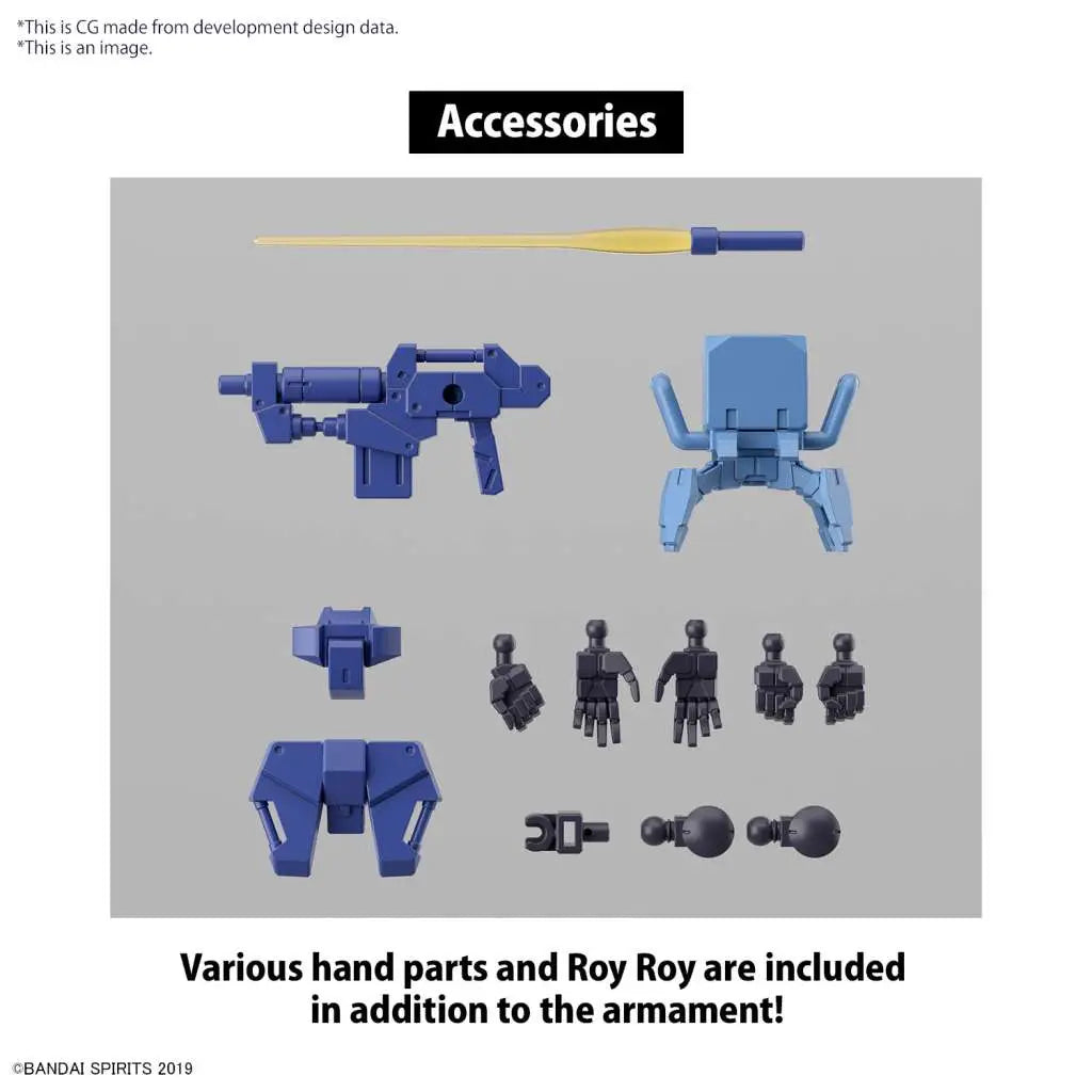 BANDAI 30MM EEXM-S03H FORESTIERI 03 1/144 MODEL KIT 12 cm
