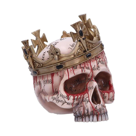 NEMESIS NOW MACBETH SKULL FIGURA 15 cm
