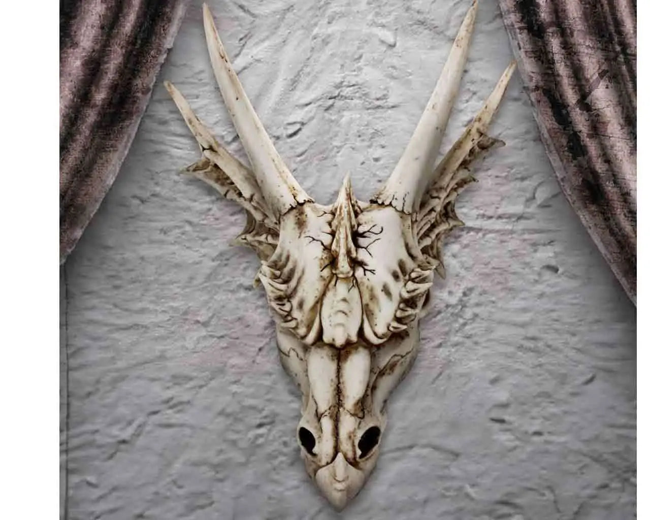 NEMESIS NOW LAST DRAGON SKULL STATUA