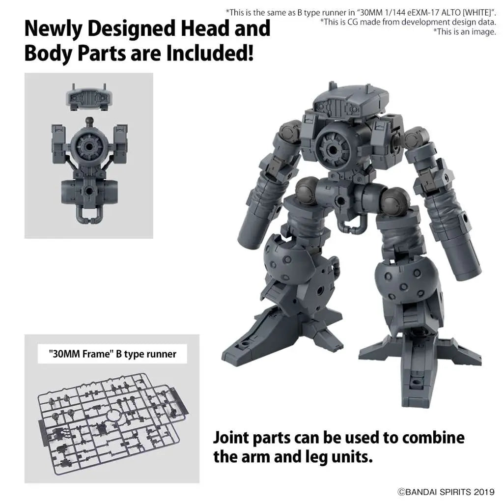 BANDAI OPTION PARTS SET 16 ARM UNIT/LEG UNIT 1 1/144 MODEL KIT 30MM