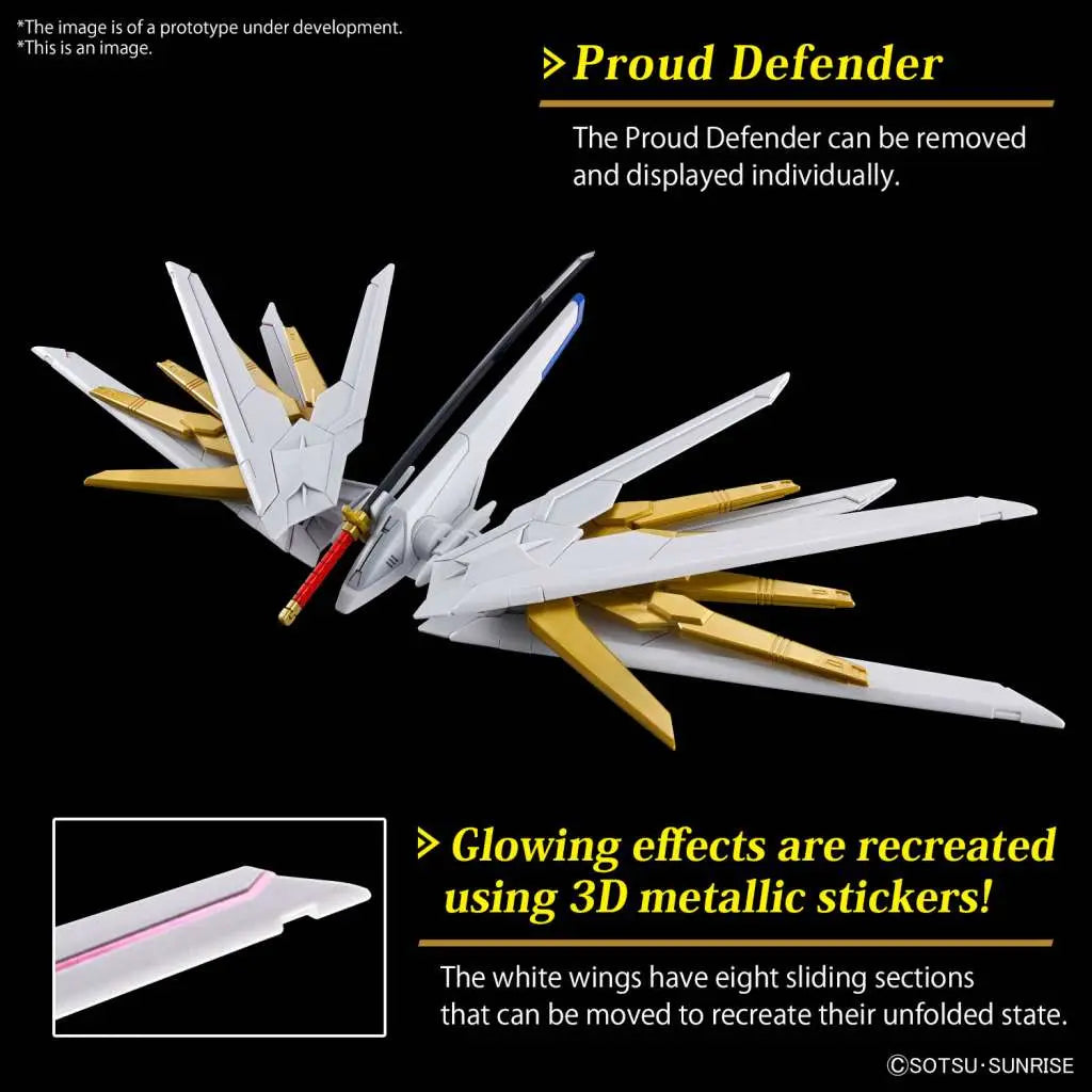 BANDAI - GUNDAM HG MIGHTY STRIKE FREEDOM 1/144 MODEL KIT 13 cm