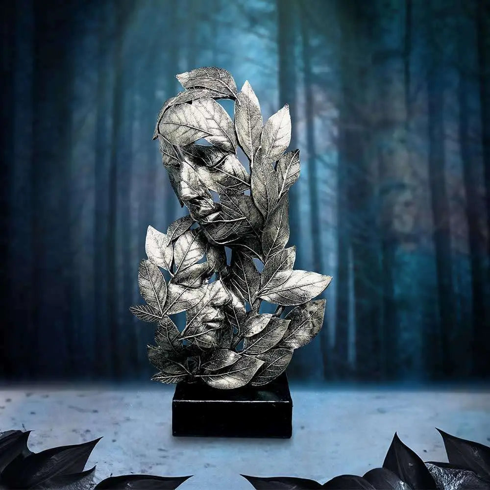 NATURAL EMOTION - EMBRACE SILVER STATUE