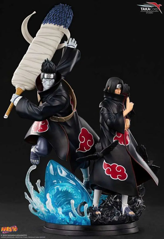 TAKA CORP ITACHI & KISAME - NARUTO & DELUXE PVC 1/8 STATUA 30 cm