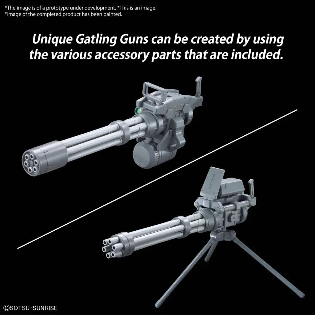 BANDAI OPTION PARTS SET 09 GIANT GATLING MODEL KIT
