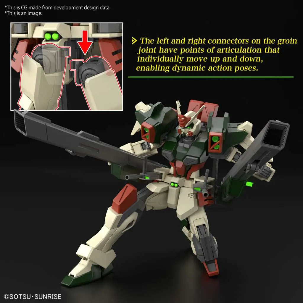 BANDAI - GUNDAM HG LIGHTNING BUSTER 1/144 MODEL KIT 13 cm