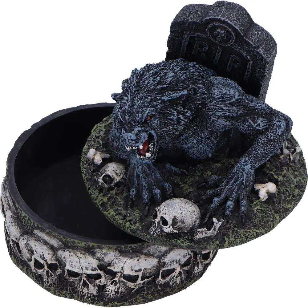 TREASURES OF THE LYCAN DARK WEREWOLF FIGURINE